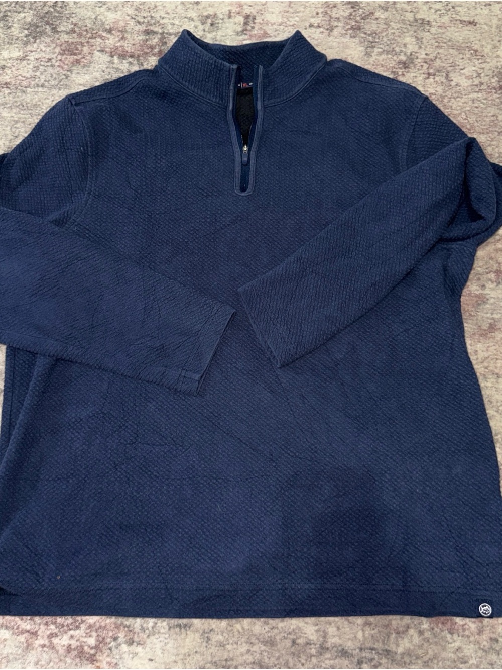 Southern Tide tide to trail quilted quarter zip XL